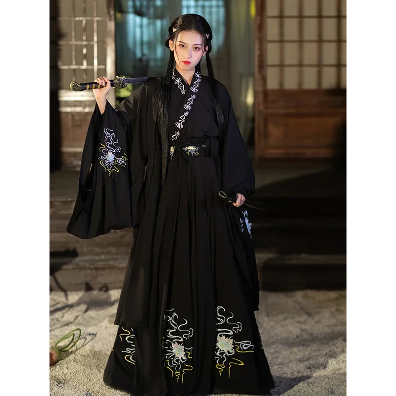Hanbok Modern Set - Modern Hanfu Woman Chinese Traditional Dress