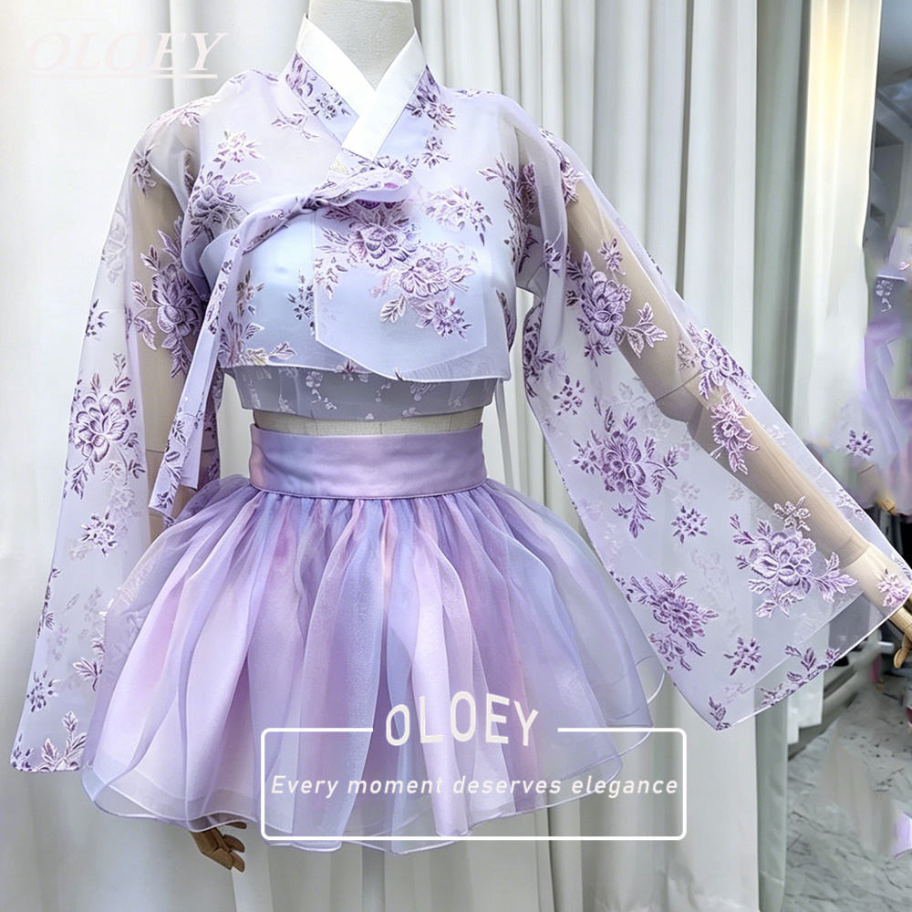 Hanbok Modern Set - OLOEY Vintage 2026 Short Hanbok 3