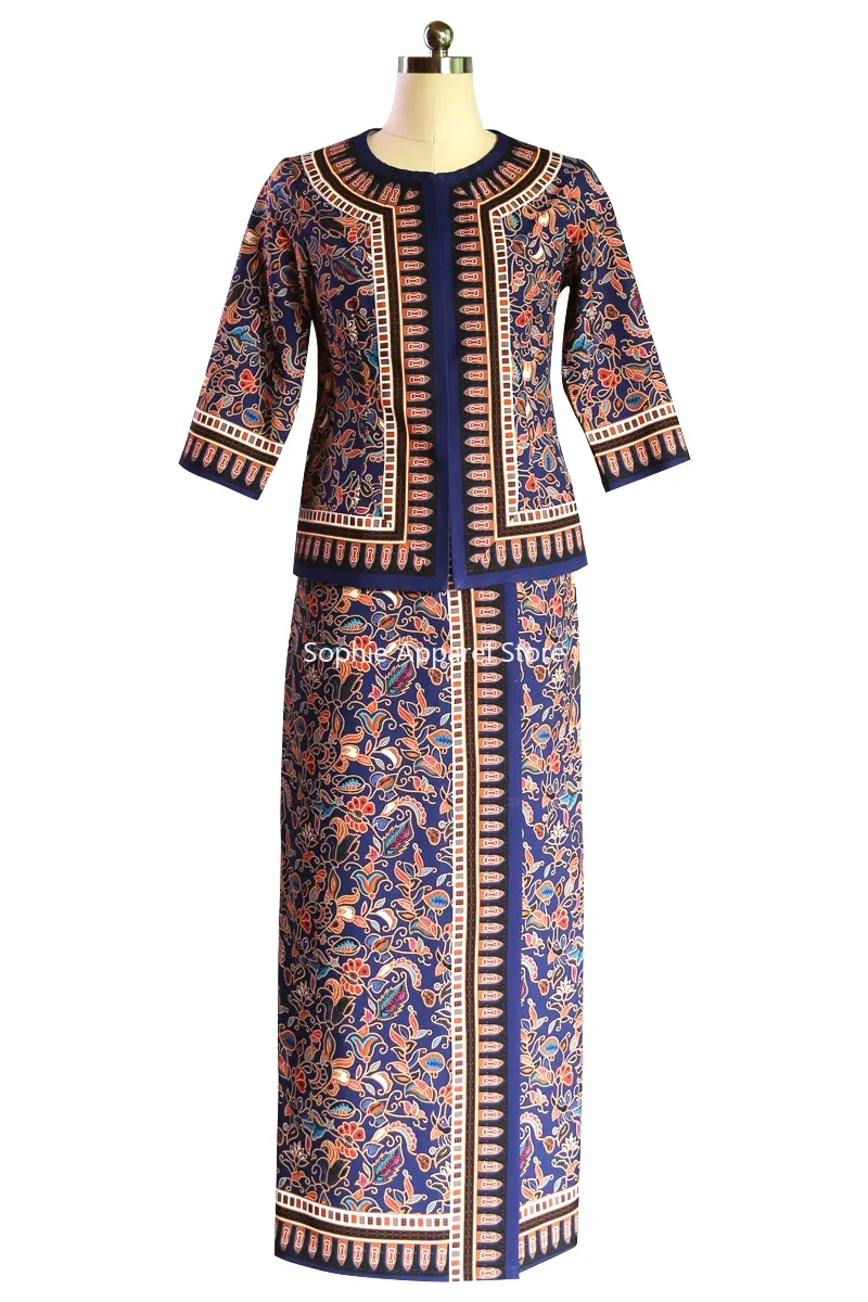 Batik Sarong Wrap - Southeast Asia Flight Attendant Uniform Singapore