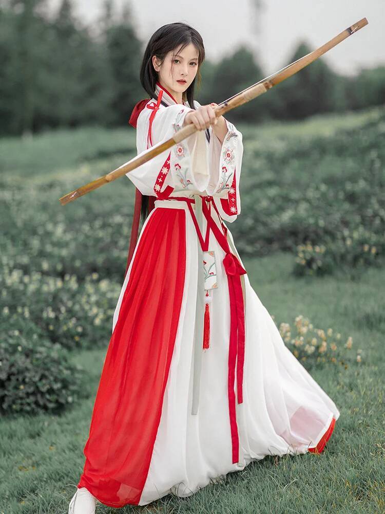 Hanbok Modern Set - Hanfu Women Modern Chinese Traditional Dress