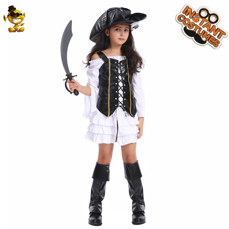 Ethnic Fashion Show - Halloween Girl Pirate Party Performance Costume