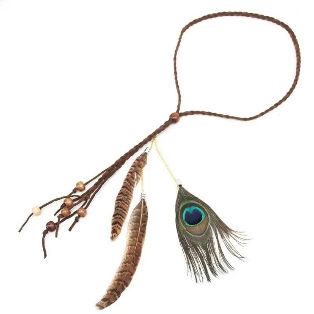 Fashion Show Ethnic Wear - Fashion Feather Feather Headband Versatile Eye-catching