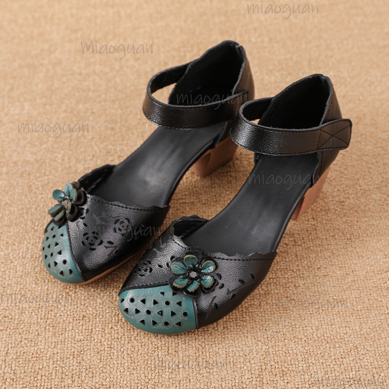 The Ethnic Fashion - Hollow Out Cover Toe Gladiator Sandals