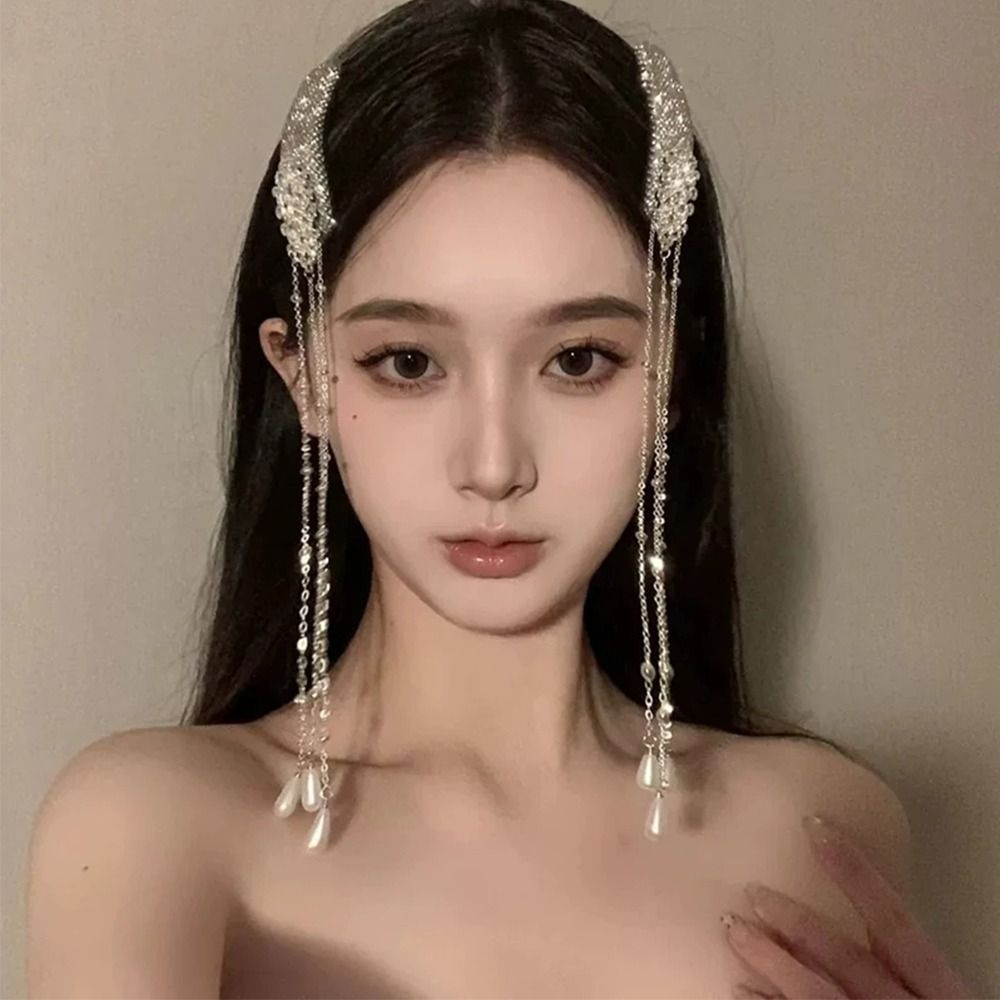 Ethnic Fashion Design - 1Pcs/1Pair Retro Tassel Hair Clip Long