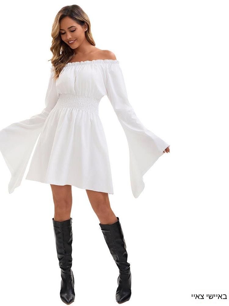 Ethnic Fashion Design - Retro Medieval Renaissance One Shoulder Top