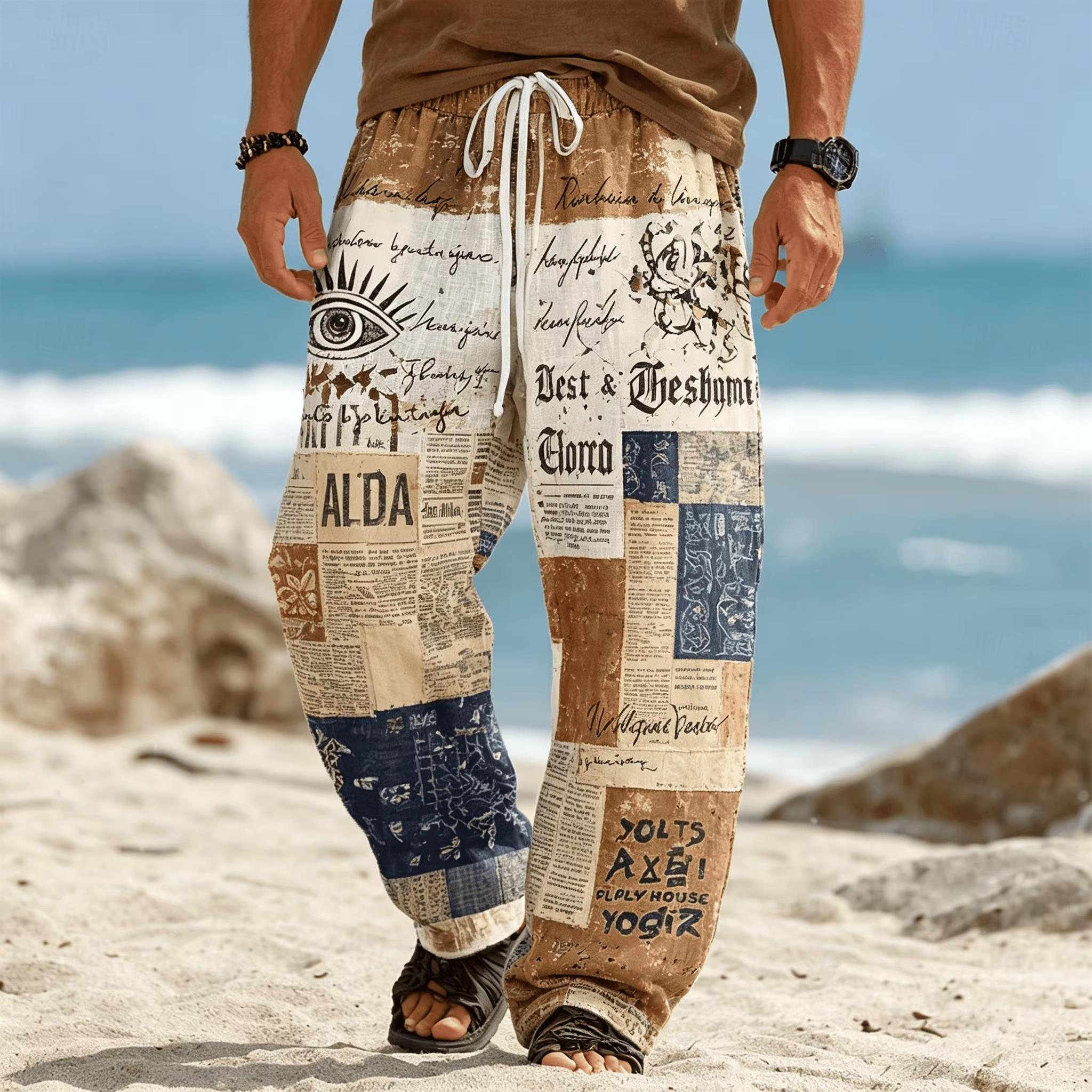 Ethnic Fashion For Men - Summer Fashion New Bohemian Ethnic Style