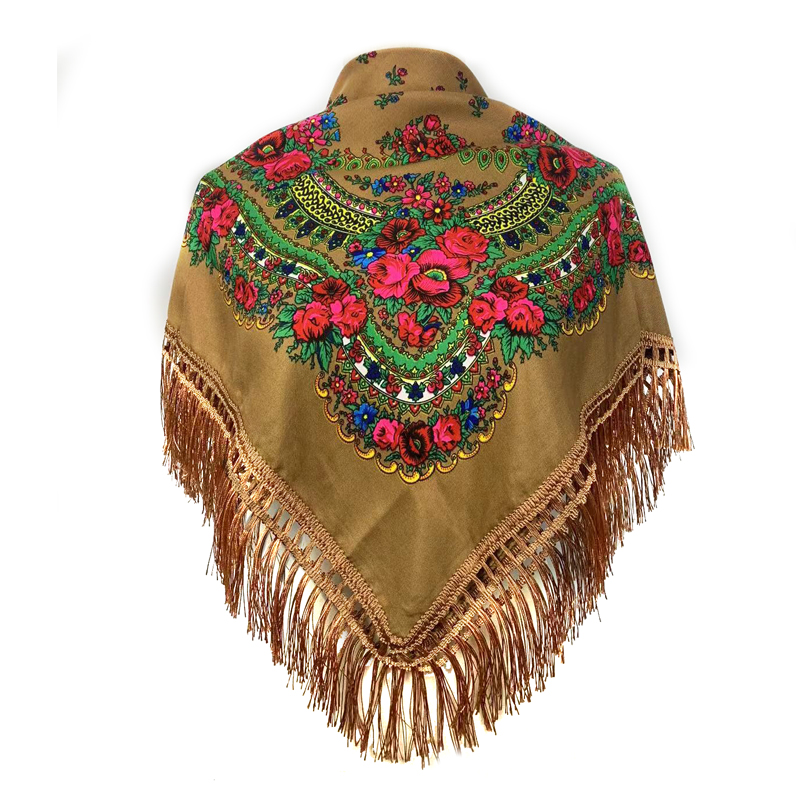 Ethnic Fashion For Men - Ethnic Fringed Headband Bandana Babushka Headwrap