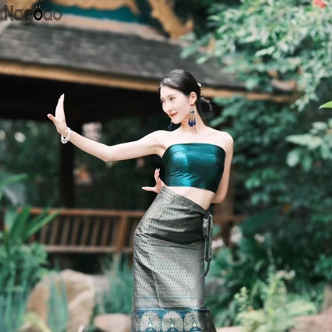 Batik Sarong Wrap - women's Thailand traditional clothing 2 set