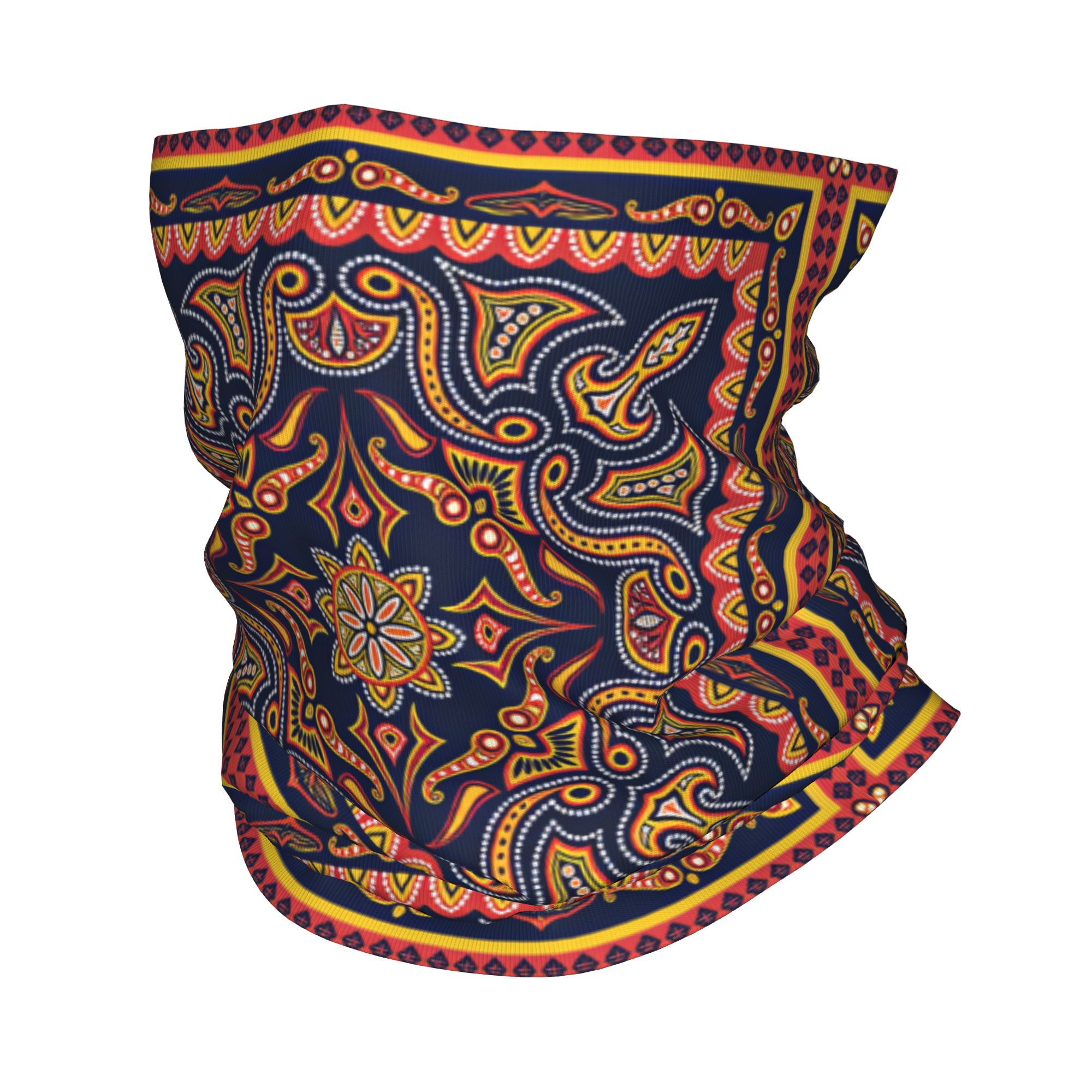 Ethnic Fashion For Men - Ethnic Dot Tribal Paisley Balaclava Hiking