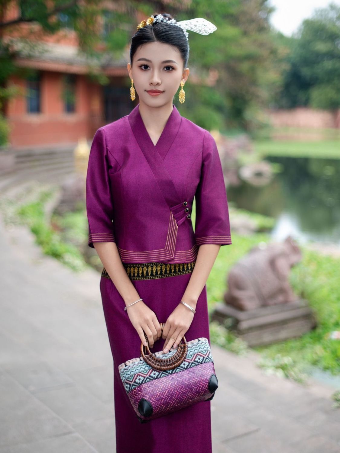2pcs Thailand Myanmar Long-gyi - Batik Sarong Wrap review and price