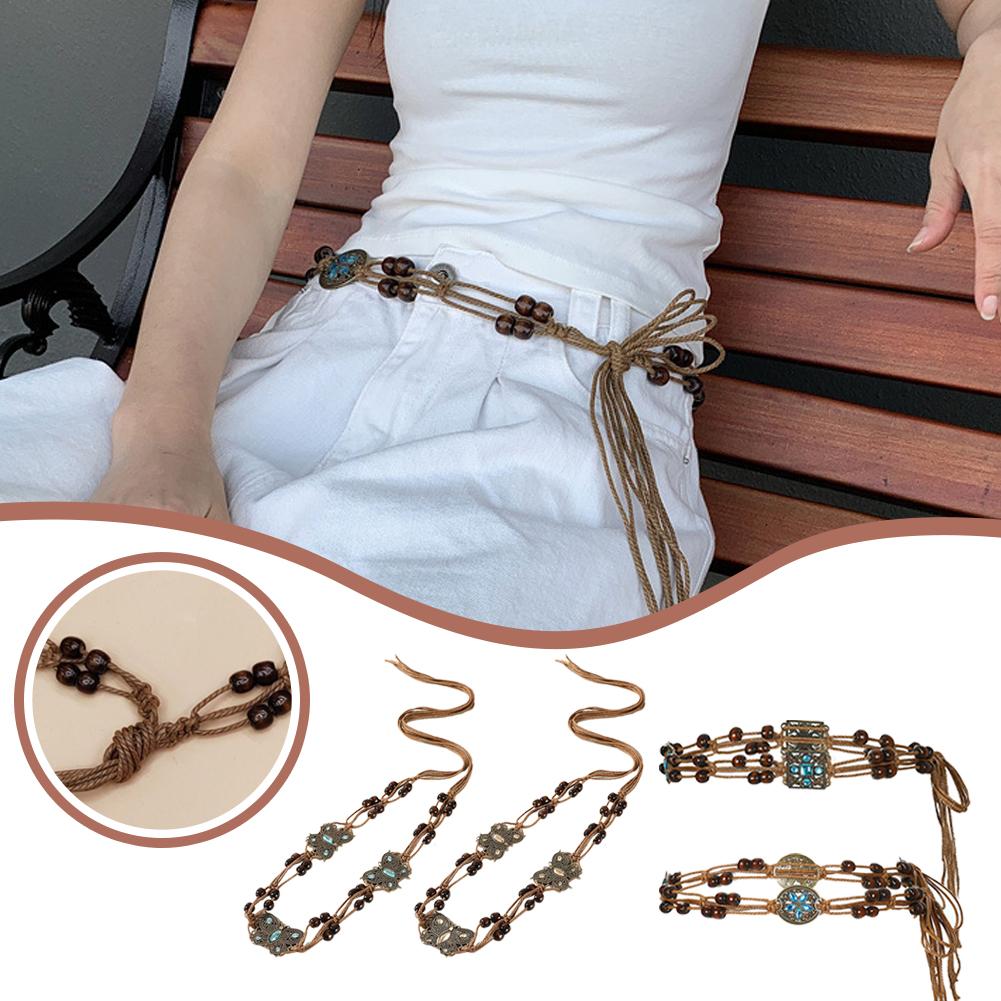 2025 NEW Bohemian Woven Waist  - Ethnic Fashion Show review and price