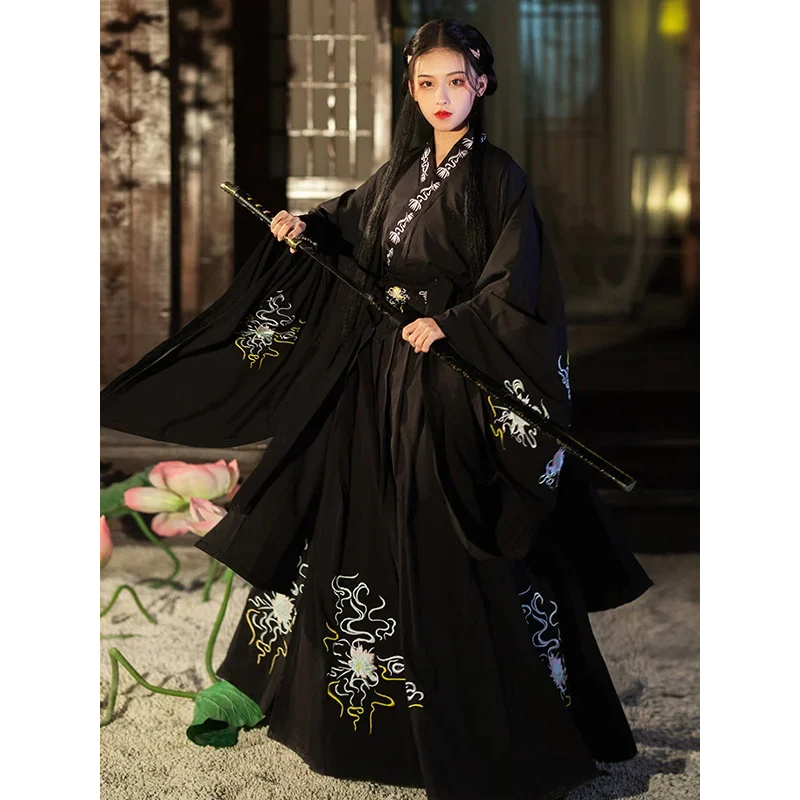 Modern Hanfu Woman Chinese Tra - Hanbok Modern Set review and price