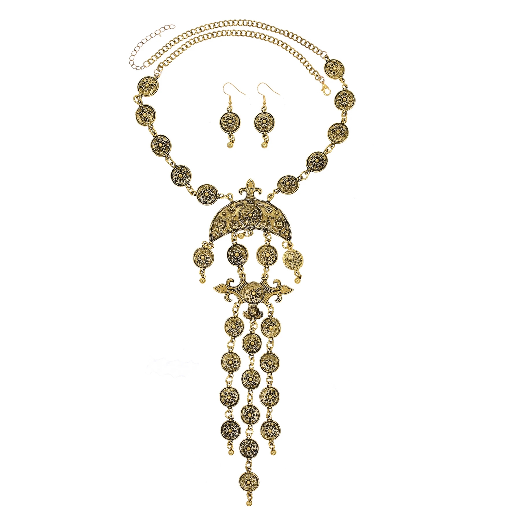 Ethnic Moon Carved Choker Neck - Ethnic Fashion Pakistan review and price