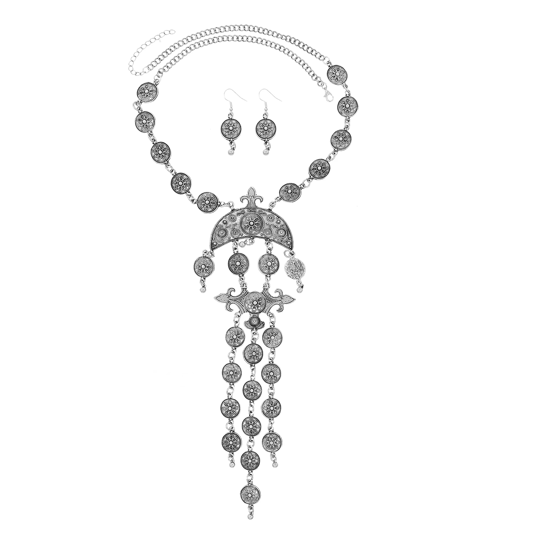 Ethnic Moon Carved Choker Neck - Ethnic Fashion Pakistan review and price