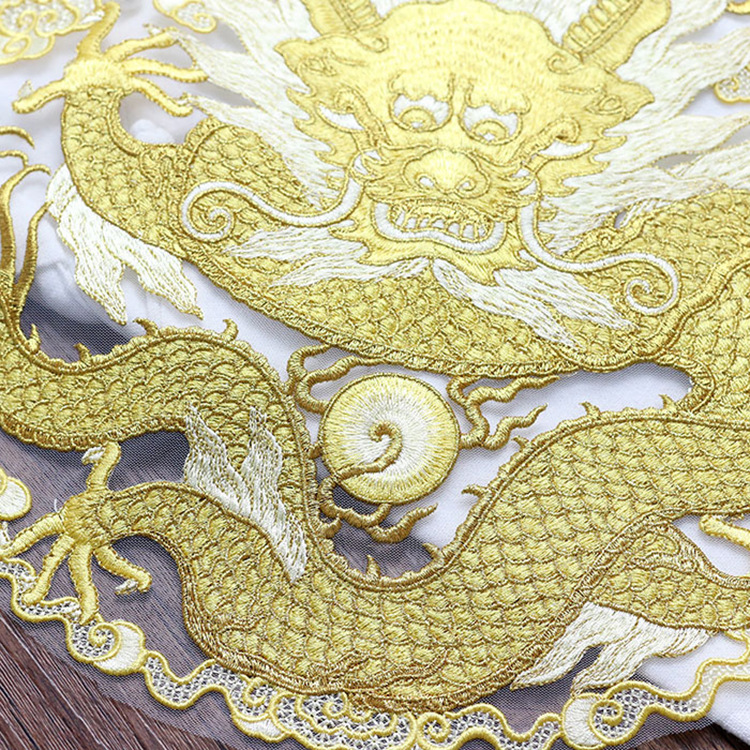 Golden thread dragon circular  - Ethnic Fashion For Men review and price
