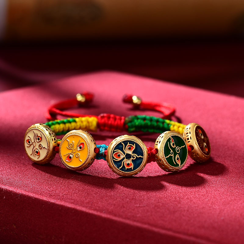 Tibetan Bracelet Hand Woven Ro - Ethnic Fashion Way review and price
