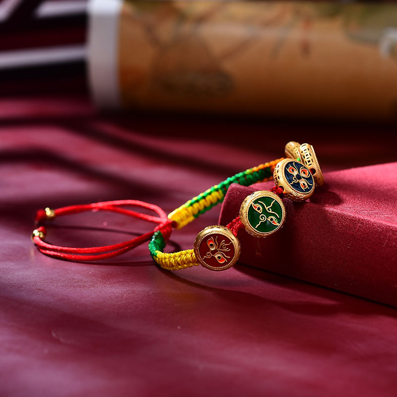 Tibetan Bracelet Hand Woven Ro - Ethnic Fashion Way review and price
