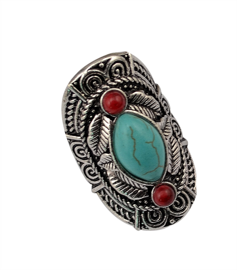 Boho Ethnic Tibet Turquoise Ri - Ethnic Fashion Pakistan review and price