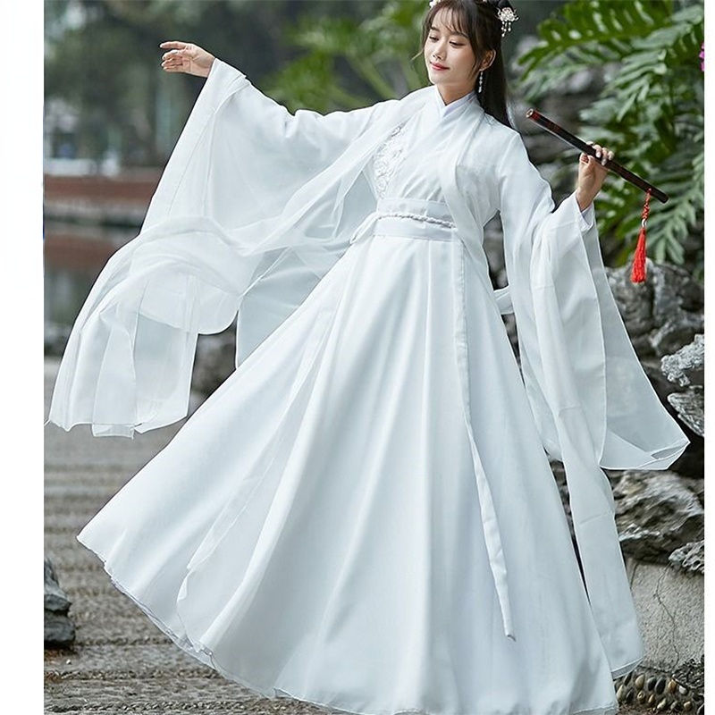 Modern Hanfu Woman Chinese Tra - Hanbok Modern Set review and price