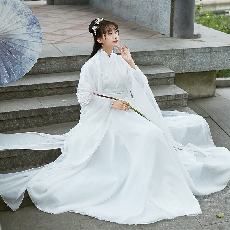 Modern Hanfu Woman Chinese Tra - Hanbok Modern Set review and price