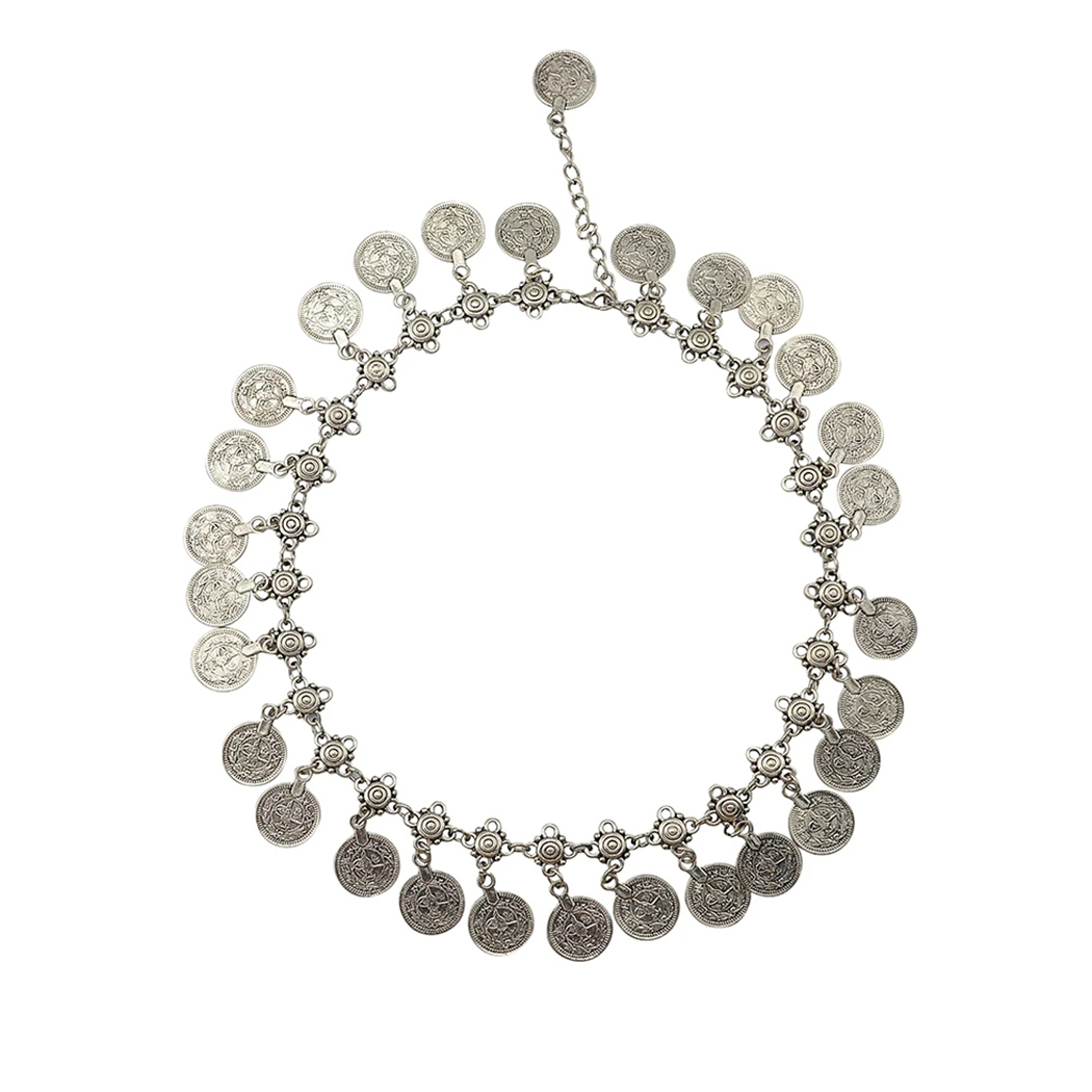 Multi-style Vintage Coin Choke - Ethnic Fashion Pakistan review and price