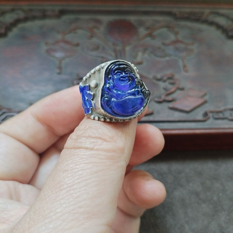 Vintage Import Buddha Ring Wit - Ethnic Fashion Imports review and price