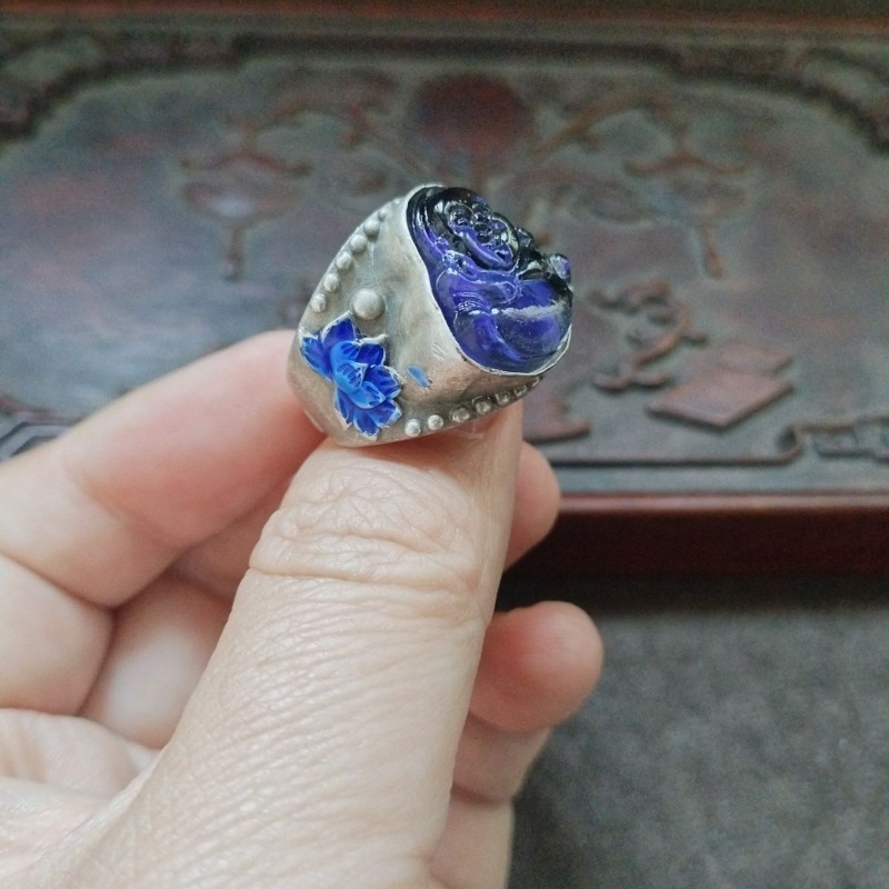 Vintage Import Buddha Ring Wit - Ethnic Fashion Imports review and price