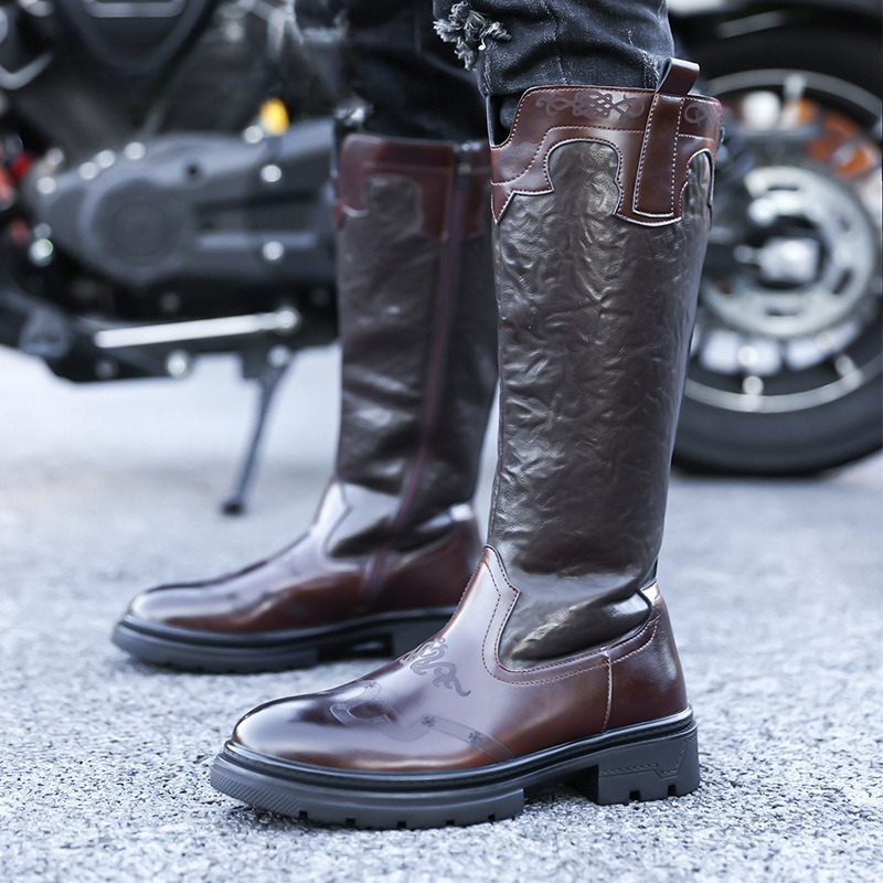 Men's Mid-calf Boots High Qual - Ethnic Fashion For Men review and price