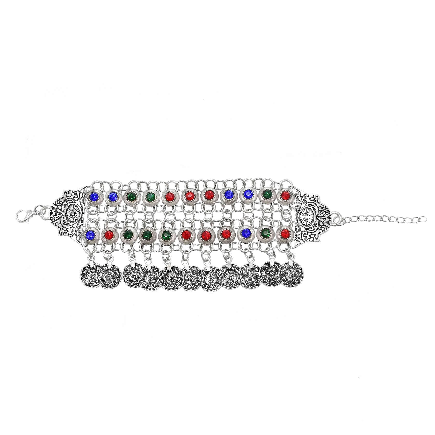 3 Style Colorful Crystal Coin  - Ethnic Fashion Pakistan review and price