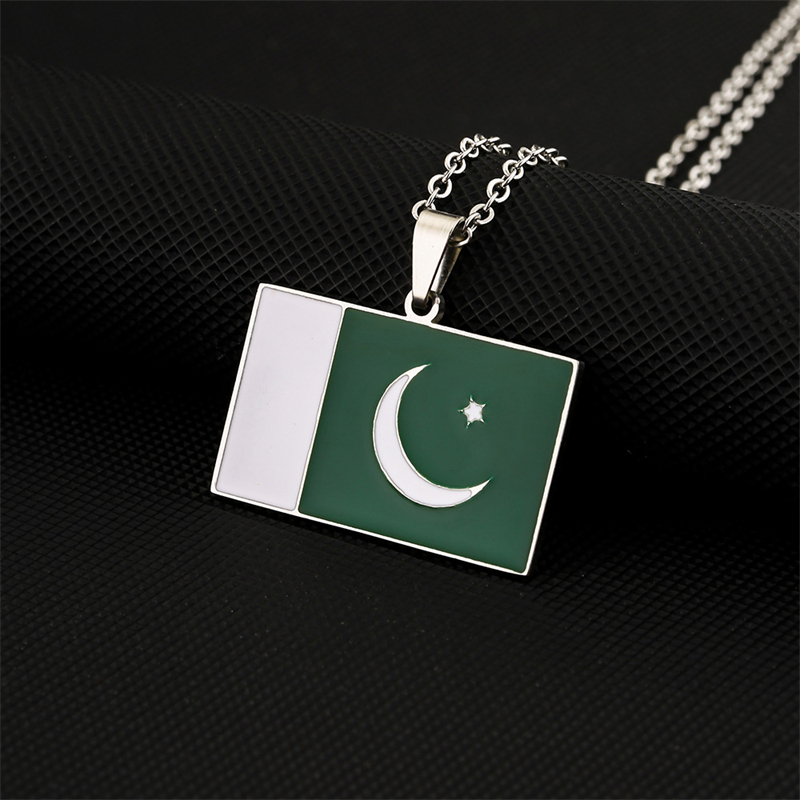 Pakistan National Flag Pendant - Ethnic Fashion Pakistan review and price