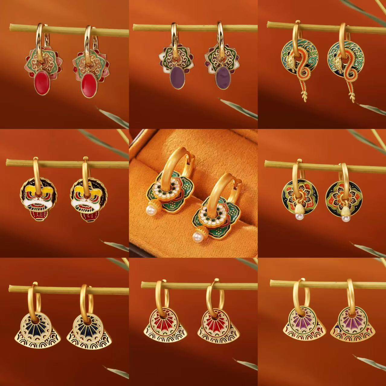 S925 New Chinese-style Earring - Ethnic Fashion Way review and price
