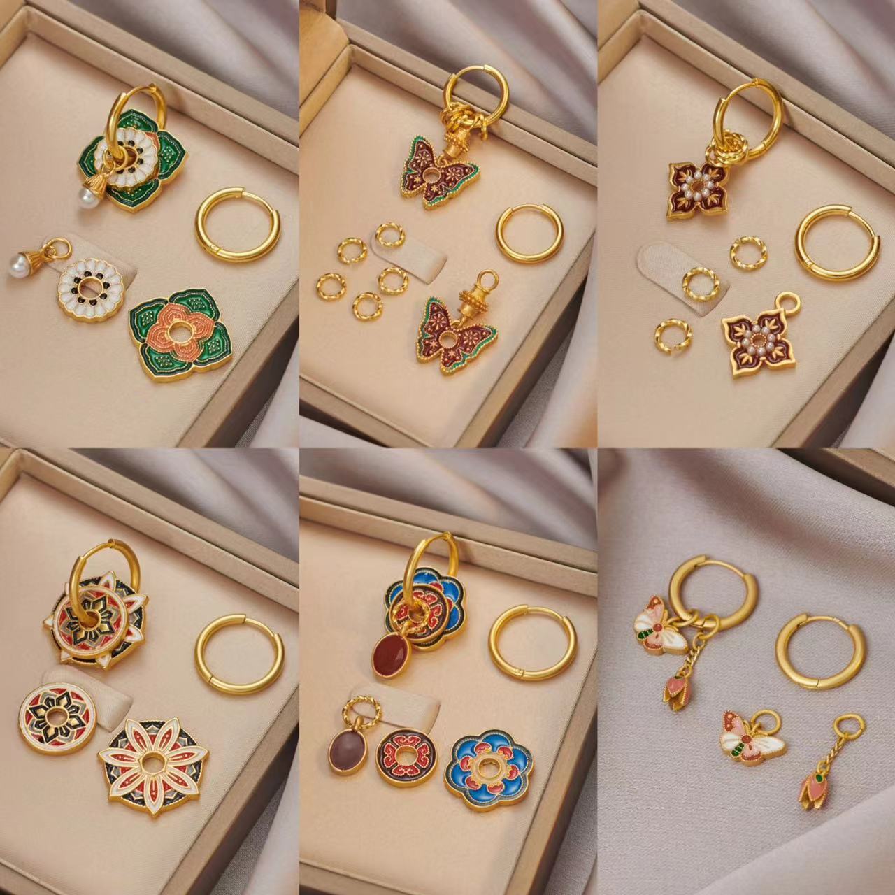 Vintage Chinese Colorful Ename - Ethnic Fashion Way review and price