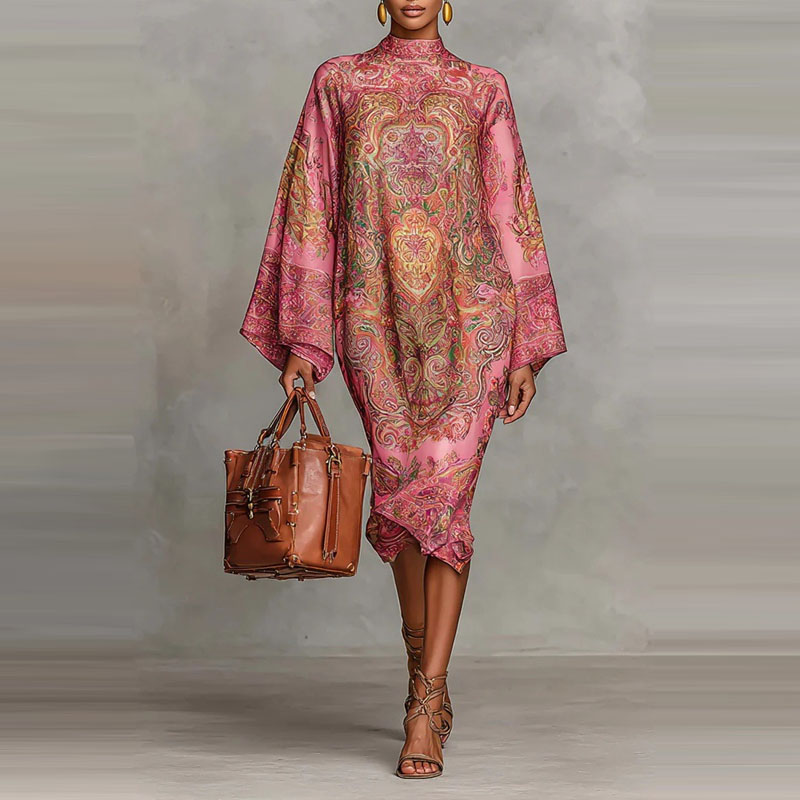 Horn sleeve loose casual holid - Ethnic Fashion Runway review and price