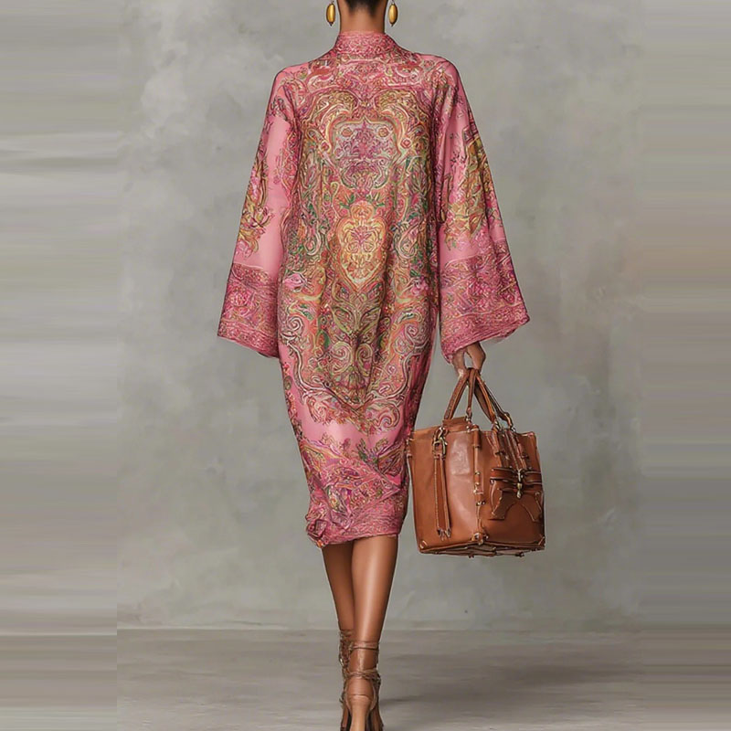Horn sleeve loose casual holid - Ethnic Fashion Runway review and price
