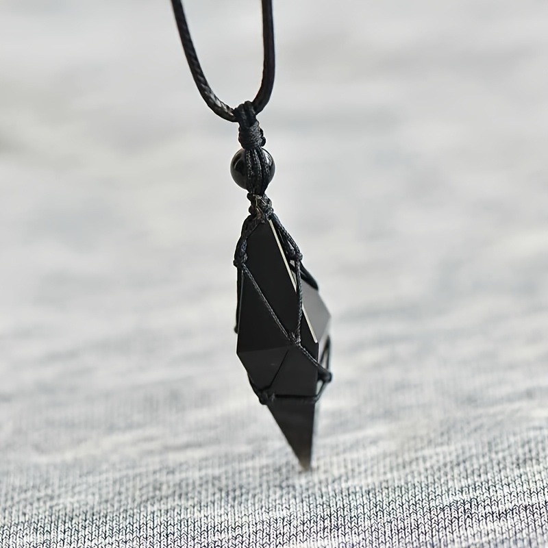 Black Obsidian Arrowhead Cryst - Ethnic Fashion Show review and price