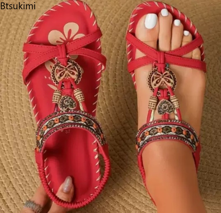 Women Bohemian Sandals Outdoor - The Ethnic Fashion review and price