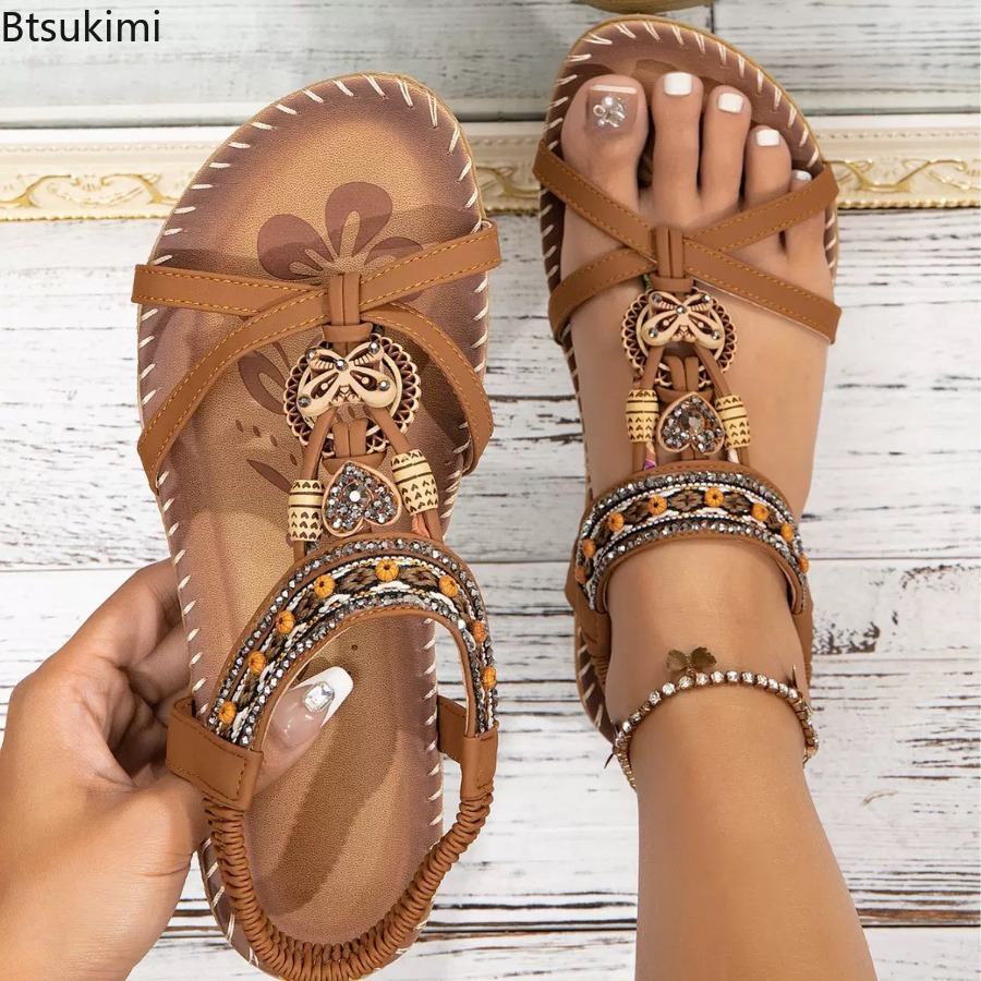 Women Bohemian Sandals Outdoor - The Ethnic Fashion review and price