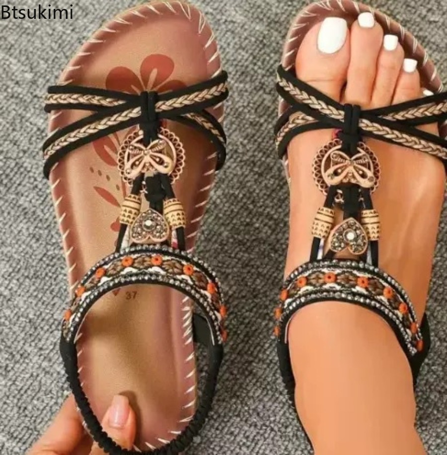 Women Bohemian Sandals Outdoor - The Ethnic Fashion review and price