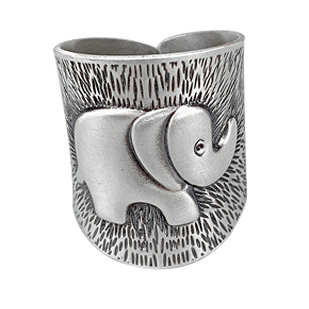Punk Vintage Silvery Elephant  - Ethnic Fashion Pakistan review and price