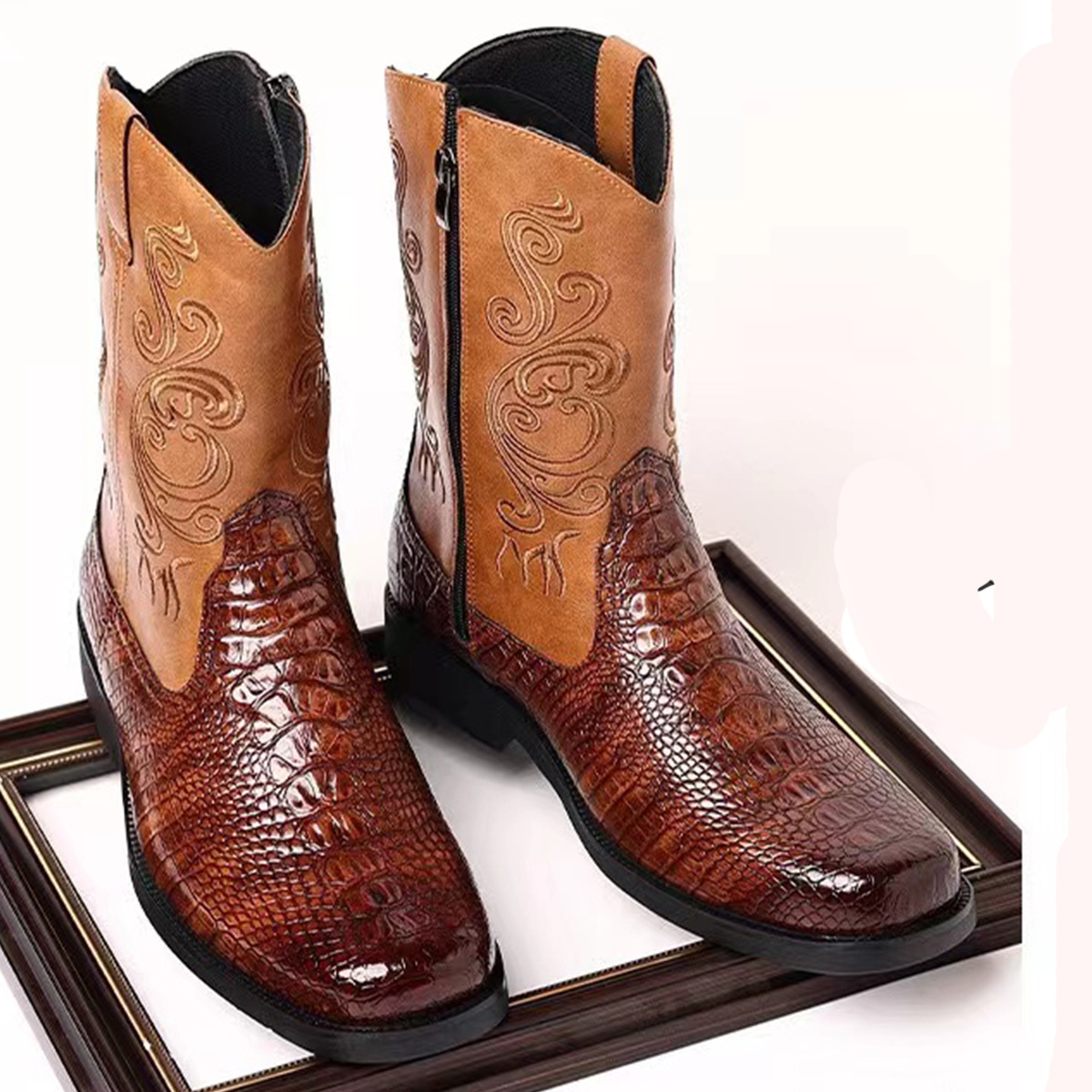Fashionable Embossed Casual Me - Ethnic Fashion For Men review and price