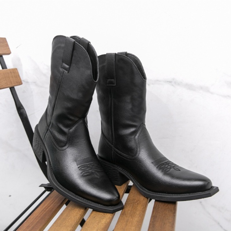 Men Boots Classic Embroidery W - Ethnic Fashion For Men review and price