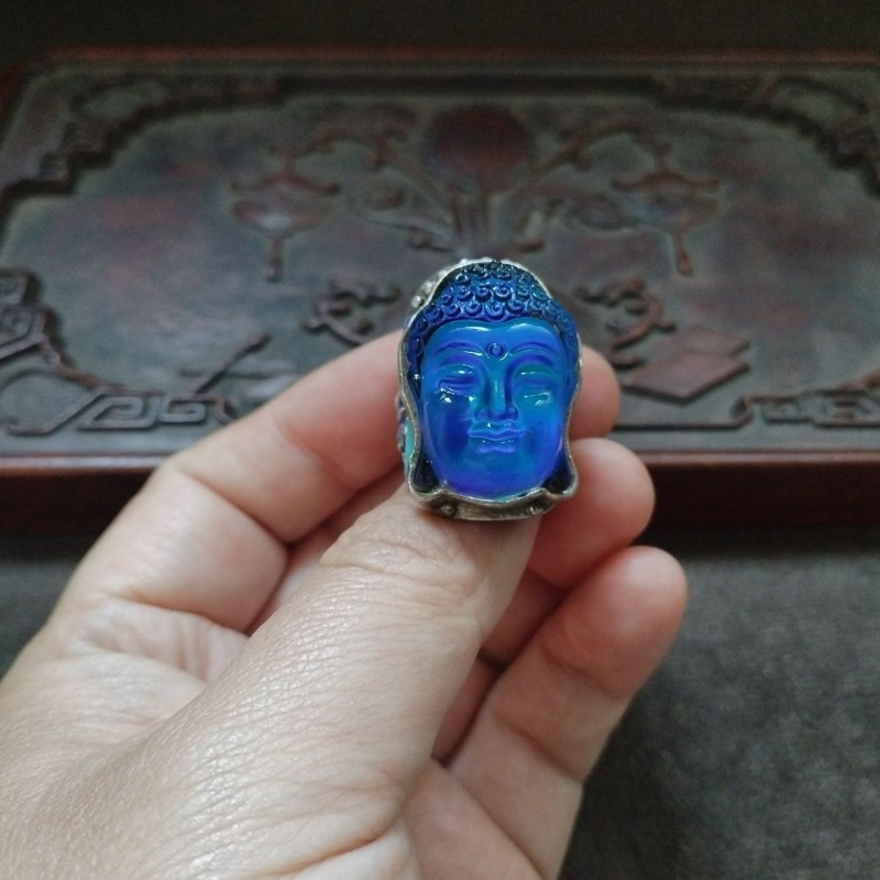 Vintage Import Buddha Head Rin - Ethnic Fashion Imports review and price