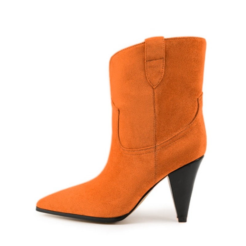 Bicolor Spike Heels Pull On Fa - The Ethnic Fashion review and price