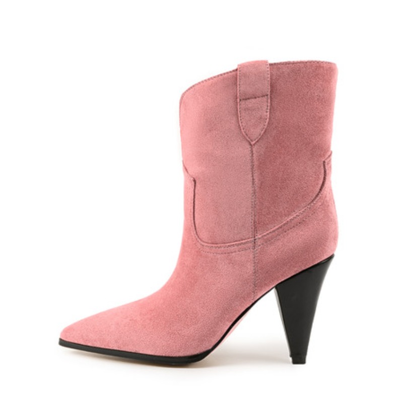 Bicolor Spike Heels Pull On Fa - The Ethnic Fashion review and price