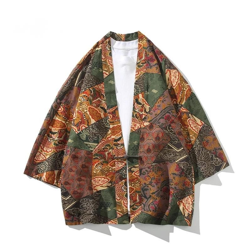 Ethnic Style Print Yukata Men  - Ethnic Fashion For Men review and price