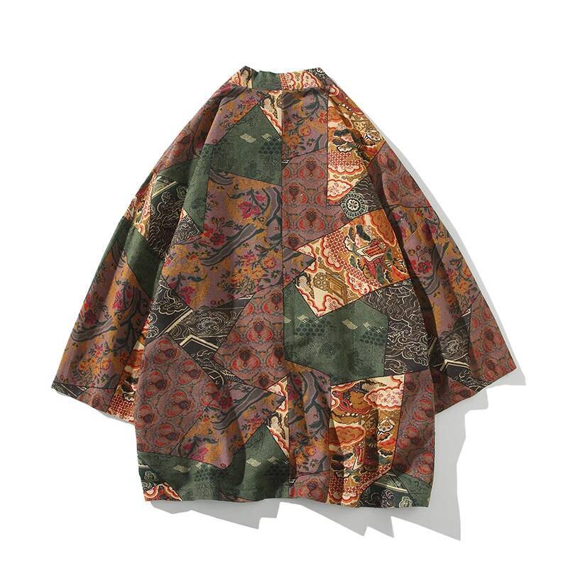 Ethnic Style Print Yukata Men  - Ethnic Fashion For Men review and price