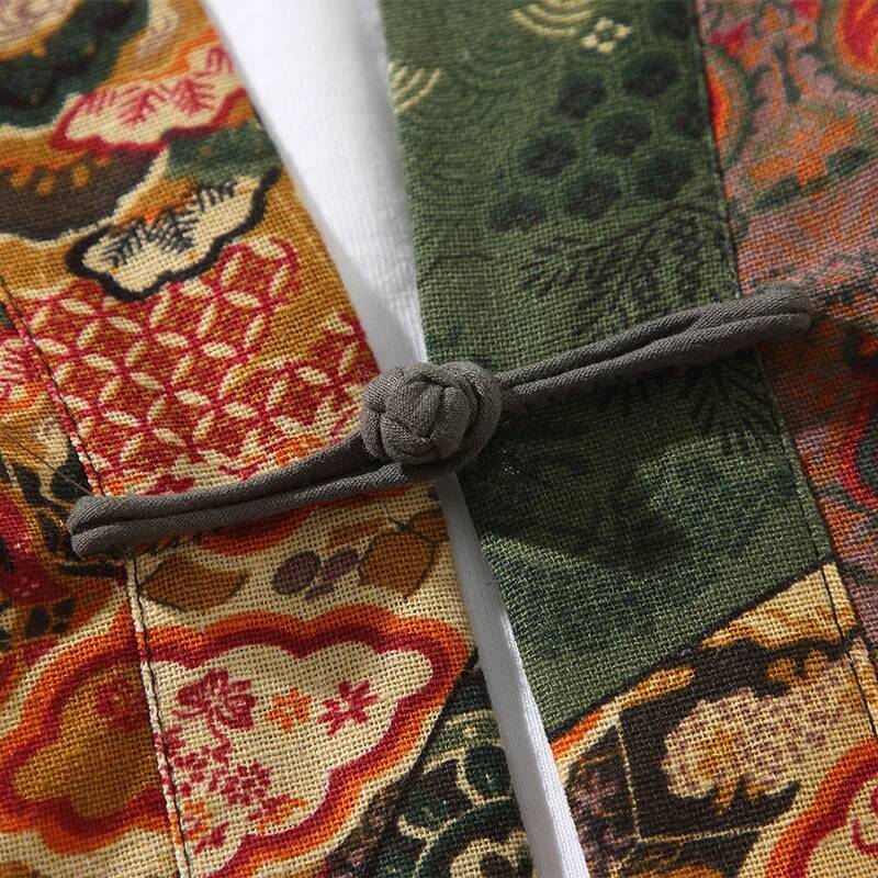 Ethnic Style Print Yukata Men  - Ethnic Fashion For Men review and price
