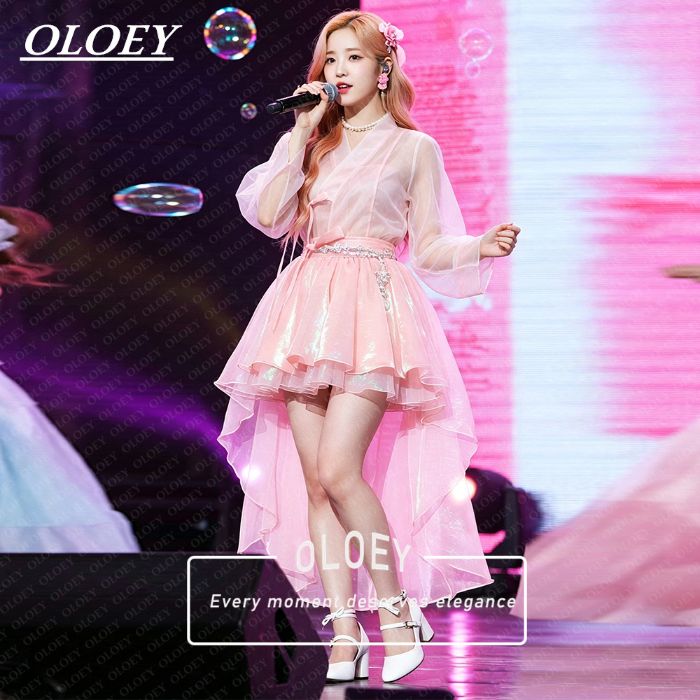 OLOEY Modern Pink Short Concer - Hanbok Modern Set review and price