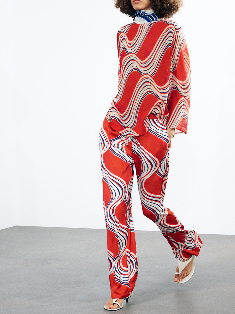 New Autumn Print Shirt Women's - Ethnic Fusion Fashion review and price